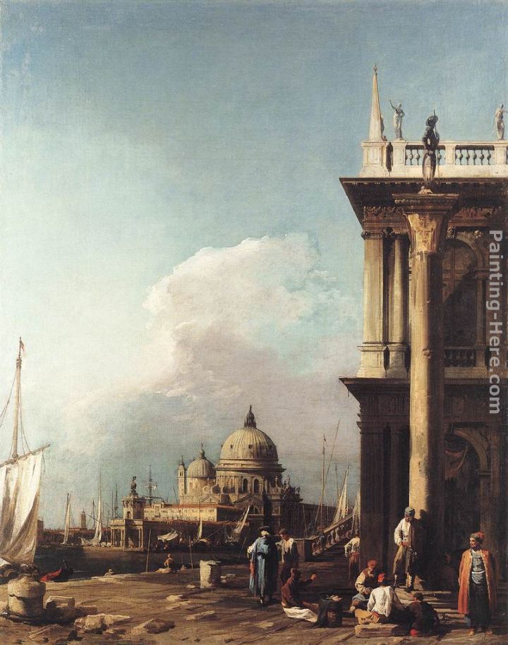 Venice The Piazzetta Looking South-west towards S. Maria della Salute painting - Canaletto Venice The Piazzetta Looking South-west towards S. Maria della Salute art painting